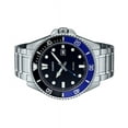 thumbnail image 3 of Casio Standard Analog Stainless Steel Black Dial Quartz MDV-107D-1A2 200M Men's Watch, 3 of 3