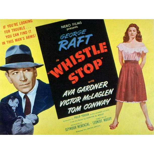 Whistle Stop movie POSTER (Style B) (11" x 14") (1946)