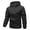 #02 Black 【Mix & Match: Stock Up on Your Favorite Colors】, variant on Men's Hooded Jacket Nylon Spandex | Waterproof Windbreaker Shell | Full Zip Stand Collar Outdoor Windproof & Quick Dry Rain Repellent Shell | Hiking Fishing Travel Camping Work |
