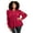 Vibrant Red, variant on Women's Plus Size Jade Lace Shirt