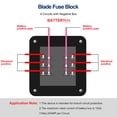 thumbnail image 4 of Seitruly 34 unids/set coche 6 vías 1 en 1 salida 32V 50A caja de fusibles vehículo faro fusibles bloque soporte accesorios para automóviles Electrónica miscelánea, 4 of 6