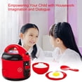 thumbnail image 3 of 6 unids/set cocina juego de simulación arrocera con luz y sonidos aprendizaje temprano juguete de cocina preescolar regalo para niños, 3 of 5