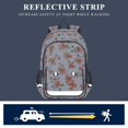 thumbnail image 5 of FORMRS School Backpack 17" Student Travel Bag with Laptop Compartment, Small Floral Blooms, 5 of 7