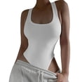 thumbnail image 2 of Camiseta de tirantes de una pieza para mujer, monos de tirantes para mujer, monos de tirantes elásticos para mujer, monos para mujer, diseño de vanguardia, 2 of 6