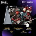thumbnail image 2 of Dell 16 Plus 2-in-1 Laptop, 16" 1920 x 1200 Touchscreen, Core Ultra 7 256V(>i9-13900H), AI Copilot, Backlit Keyboard, 1080p Webcam, Wi-Fi 7, Windows 11 Home, Ice Blue(16GB DDR5 RAM | 2TB SSD), 2 of 5