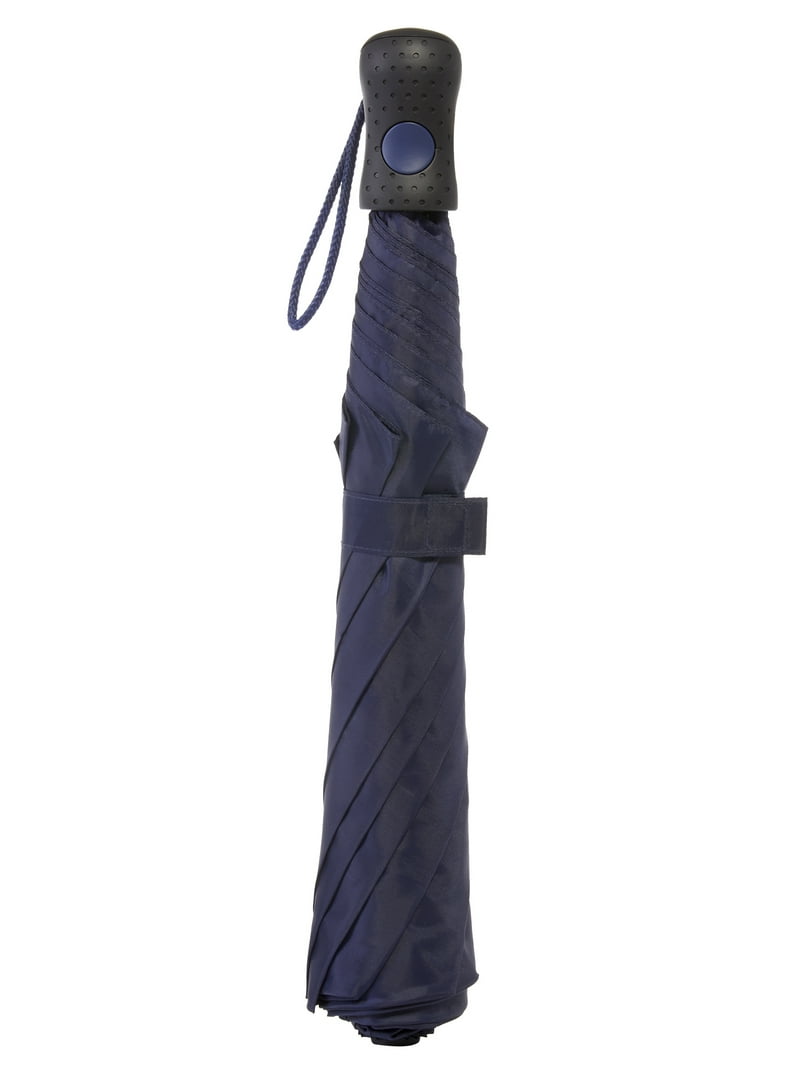 Totes Recycled Canopy Auto Open Umbrella Navy - Walmart.com