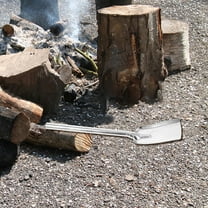 WORGEOUS Coal Shovel Campfire Fireplace Tongs Fire Pit Campfire Poker Tool Sets For Fireplace Camping Wood Stove Indoor And Outdoor Use Silver