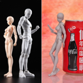 thumbnail image 5 of Figura de anime Kun Body Chan modelo coleccionable dibujo boceto pintura maniquí muñeca, 5 of 5