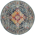 thumbnail image 3 of SAFAVIEH Madison Caden Floral Bordered Runner Rug, Teal/Fuchsia, 2'3" x 6', 3 of 6