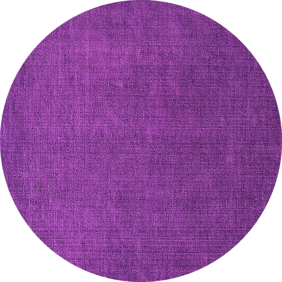 Ahgly Company Indoor Round Oriental Pink Industrial Area Rugs, 8' Round