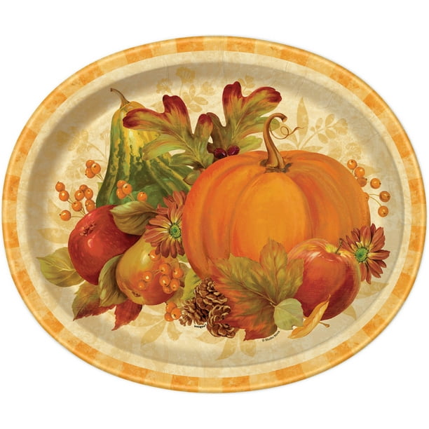 fall disposable plates