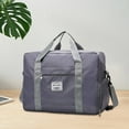 thumbnail image 7 of maho Sports & Travel Duffle Bag - Foldable Weekenders Bag For Traveling Women & Men - 35L Overnight Lightweight Duffel Bags With Shoe Pocket Gray on Clearance, 7 of 7