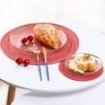 thumbnail image 2 of Round Woven PlacematsElegant 15 inch Placemats for Dining Tables Indoor Outdoor Party Decor, 2 of 6