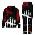 thumbnail image 2 of Dead by Daylight DBD Unisex Adult Sweatsuits Hoodie & Sweatpants Long Sleeve Hooded Sweatshirt Matching Joggers Tracksuit Sets XL, 2 of 9