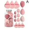 thumbnail image 1 of Drift Bottle 15 Pieces Powder Puff Set Beauty Egg Thumb Powder Puff Cotton Powder Puff Mini Powder Puff, 1 of 1