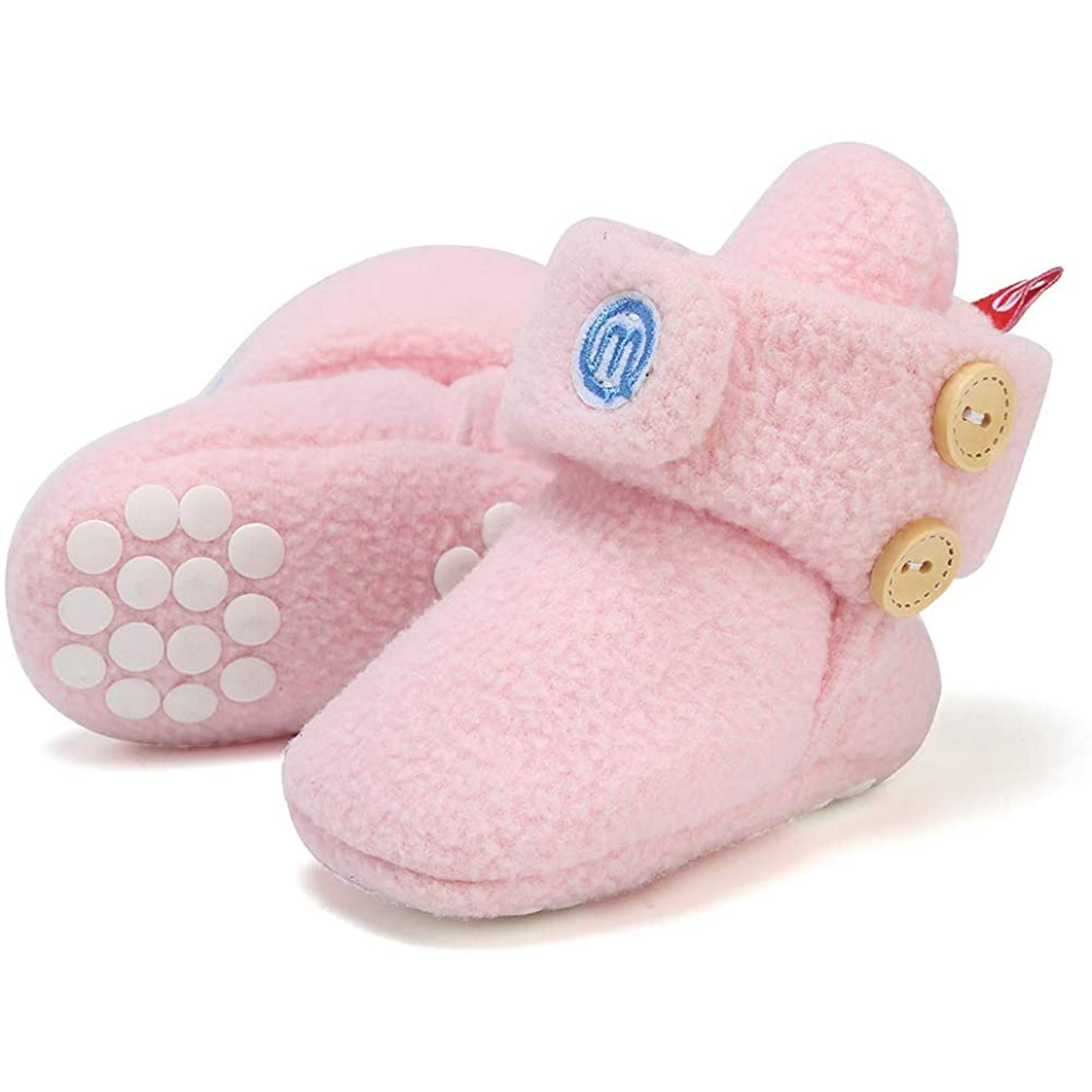 Newborn fleece booties online