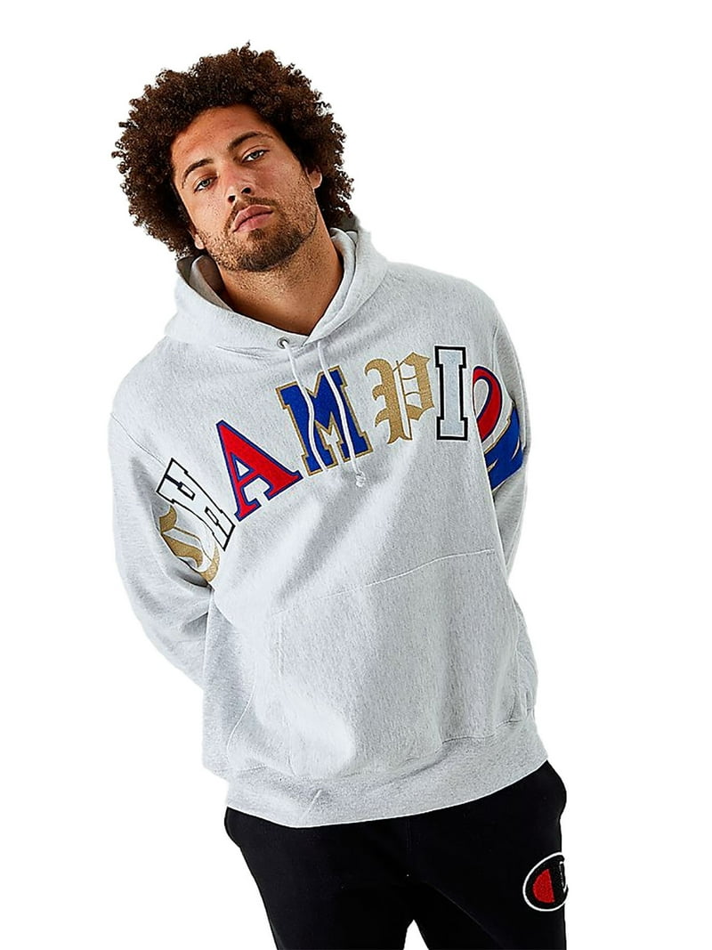 Champion LIFE Men's Reverse Weave Pullover Hoodie Silver Gray