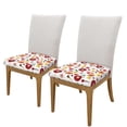 thumbnail image 2 of Disketp Oriental Cuisine for Square Chair Cushion Covers for Hotel, Bedroom, Office,Machine Washable-Two Pieces, 2 of 7