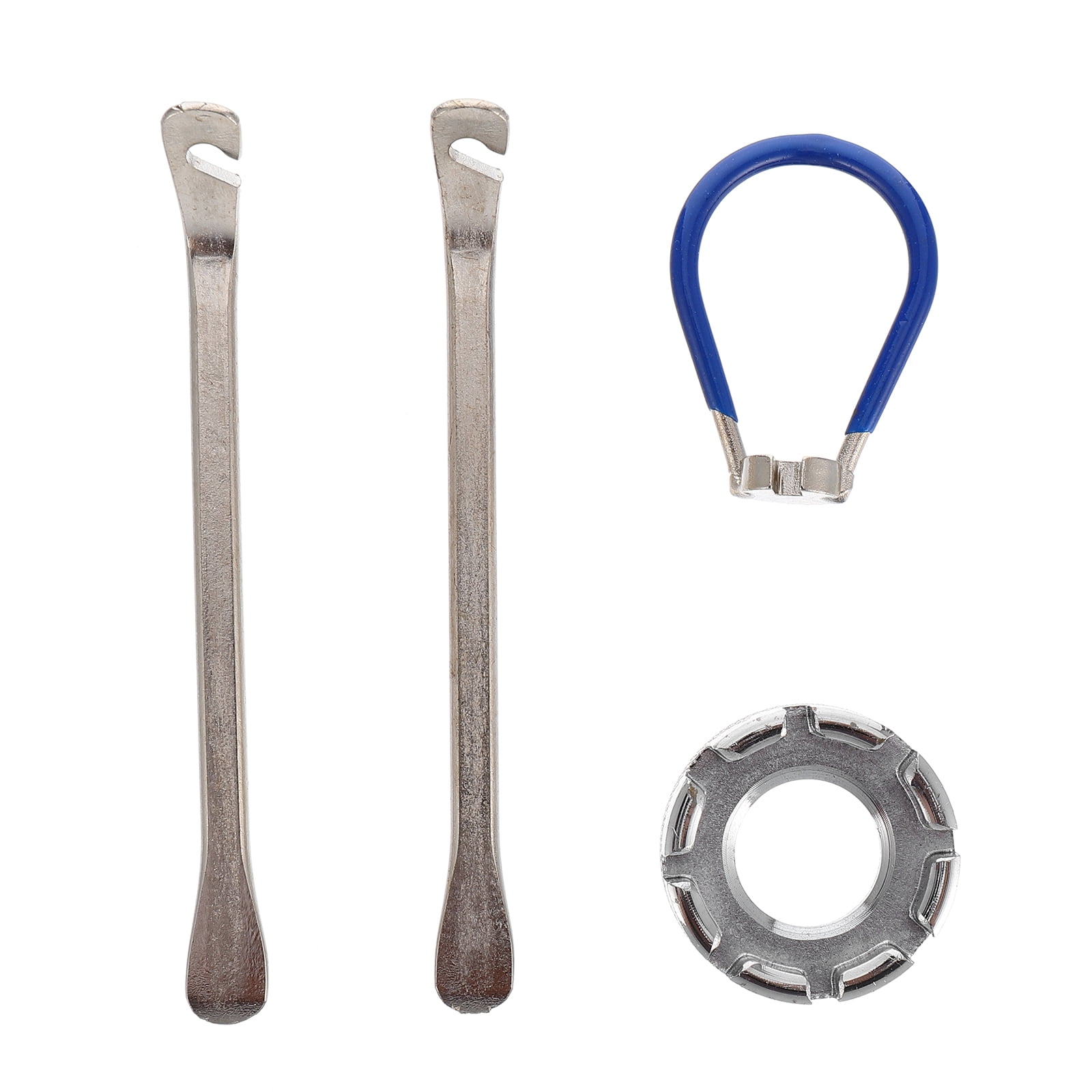 NUOLUX 4 Pcs Bike Spoke Wrench Kit Steel Bike Rim Correct Tool Bike