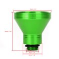 thumbnail image 2 of Green Aluminum Oil Filler Funnel 20mm Universal Oil Catch Drain Motorcycle, 2 of 10