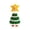 02# (23" Goose Plush Christmas Tree Outfit), variant on Christmas Tree Tabletop Goose Statue 7 Inch Outfit Figurine with Star Headpiece and Festive Decor for Indoor Tabletop Decoration