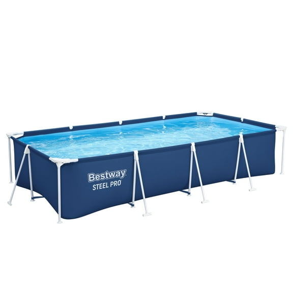 Alberca con Estructura Rectangular Bestway 4.00x2.11x.81cm Azul 1mod
