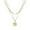 Gold V, variant on Necklaces & Pendants 26 Initial Hexagon Necklace For Women A Z Alphabet Gold Tone Chain Jewelry For Her, 36-45 cm, Gold J