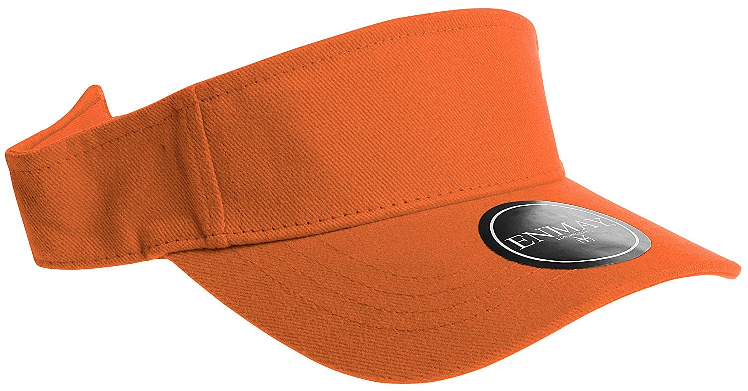 orange golf visor