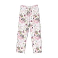 thumbnail image 6 of Daiia Flamingo And Flowers Men's Sleep Pant with Pockets and Drawstring,Pajama Pants-XX-Large, 6 of 9