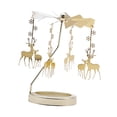 thumbnail image 2 of GUOOL Rotating Candlestick Tealight Holder Home--Candlesticks for Fireplace Romantic Elk, 2 of 8
