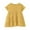 Yellow, variant on Otqutp Toddler Winter Tops Cute Girls T Shirts Ruffle Short Sleeve Round Neck Loose Blouse Summer Solid Color Casual Girl Tee Breathable Tops