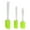 Green, variant on 3pcs Kitchen Cooking Flexible Silicone Spatula Set Heat Resistant Turner Scraper Baking Utensils Red