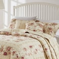 thumbnail image 5 of Greenland Home Antique Rose Decorative Pillows, Set of Two (2), 18 W x 18 H Each, Ecru, 5 of 5