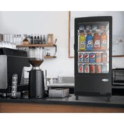 Countertop Refrigerator Display Case with Led lighting - 3 cu.ft Capacity
