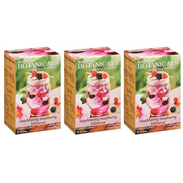 Bigelow Botanicals Cold Water Infusion Blackberry Raspberry Hibiscus