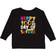 thumbnail image 3 of Inktastic Happy 100th Days of School Boys or Girls Long Sleeve Toddler T-Shirt, 3 of 5