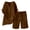 Coffee 1, variant on Vacation Outfits for Women Ladies Tracksuit Set 2 Piece Summer Outfits Co Ord Sets 2026 Long Sleeve Blouses Tops and Wide Leg Trousers Casual Solid Loungewear Activewear