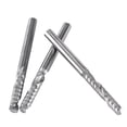 thumbnail image 4 of 10pcs Tungsten Carbide Spiral End Mills Single Flute Milling Cutter CNC Router, Aluminum Cutter Carbide Router Bits 4mm Shank for Aluminum Acrylic PVC MDF Plastic, 4 of 9