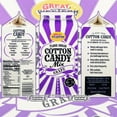 Great Western Floss Sugar Cotton Candy Mix Bundle Pack Grape 2