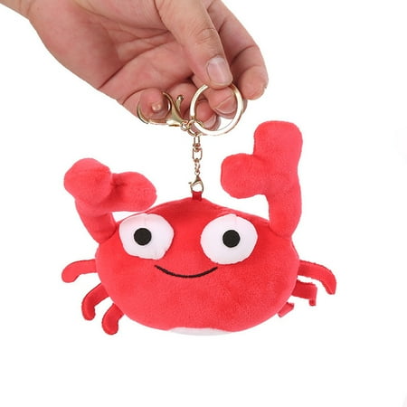 

STEADY Crab Plush Toy Pendant Doll Cartoon Crab Cute Soft Toy 4.7 inch