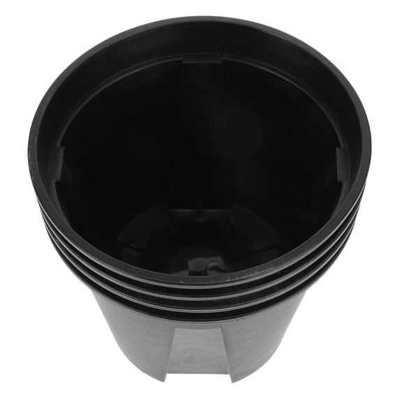 Set of 4 Plastic Flower Pots for Indoor and Outdoor Plants, Without Drainage Trays, Ideal for Home Gardening