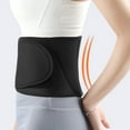 thumbnail image 6 of Tnobhg Sports Waist Support Adjustable Breathable Elastic Figure Slimming Fasten Tape Closure Massage Umbilical Hernia Belt Abdominal Binder Support Pain Discomfort Relief Navel Ventral, 6 of 7