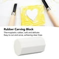 thumbnail image 3 of Soft Rubber Carving Block Delicate Texture for Crafts Seals Medallions Making School Family Decor Rubber Carving Block Engraving Brick Crafts Carving Block Rubber Engraving Soft, 3 of 7