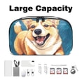 thumbnail image 3 of Corgi Travel Organizer Oxford Cloth Waterproof Storage Pouch Hard Drive Bags Computer Cable Organizer Power Plug Travel Organizer Small 5.9x9.44x3.14 in, 3 of 6