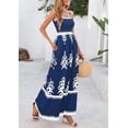 thumbnail image 5 of PRETTYGARDEN Summer Dress for Women Floral Sundress Spaghetti Strap Flowy Beach Vacation Boho Maxi Dresses, 5 of 7