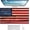 American Flag Mouse Pad -D, variant on Oversized American Flag Computer Desk Pad, Non Slip Keyboard Pad, Custom Thick Seam Edge Office and Home Mouse Pad 35.4 x 15.7 Inches