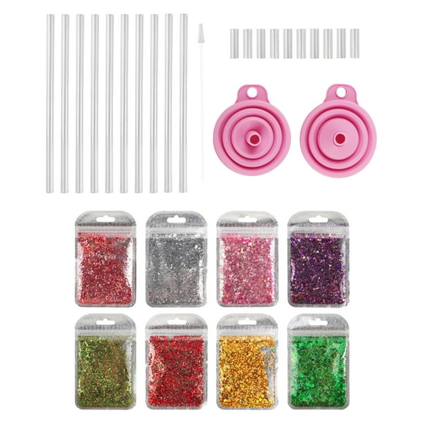 de manualidades de pulseras de agua con purpurina, para hacer pulseras, pulseras de lentejuelas, manualidades, juego de fabricación de joyas,