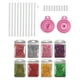 thumbnail image 1 of de manualidades de pulseras de agua con purpurina, para hacer pulseras, pulseras de lentejuelas, manualidades, juego de fabricación de joyas,, 1 of 9