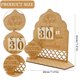 thumbnail image 3 of Calendario De Cuenta Regresiva De Ramadán Calendario de Ramadán de madera hecho a mano Eid Mubarak para decoración de fiestas (B) Wdftyju Libre de BPA, 3 of 3