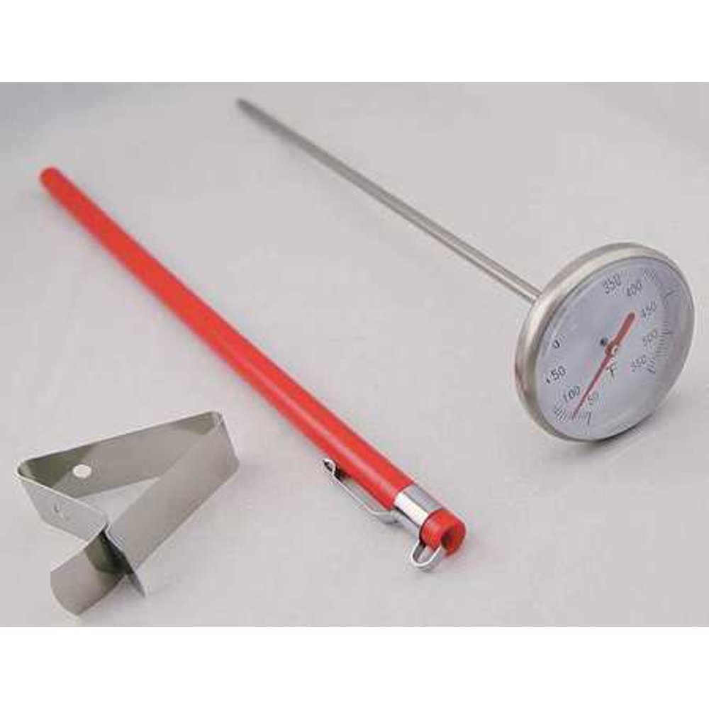 8" Stem Analog Dial Pocket Thermometer, 50 Degrees to 550 Degrees F
